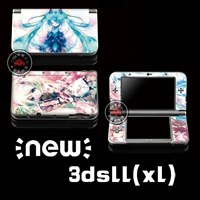 MỚI 3DSLL3DSXL máy dán giấy dán tường Hatsune Miku 3ds màu anime giảm đau dán phim màu - DS / 3DS kết hợp miếng dán 3d máy game