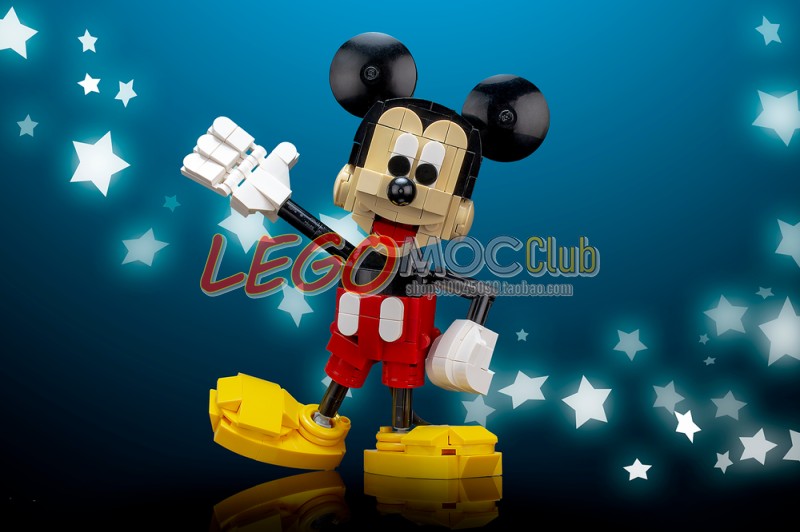 Купить LEGO лего MOC рисунок Mickey Mouse микки микки маус disney ...