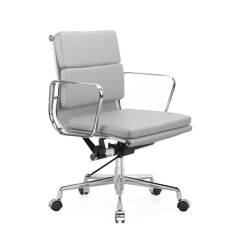 Gray high-quality leather (aluminum alloy bright feet)