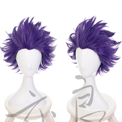 taobao agent [Yi Liang] COS wigs My hero college mentally man with purple explosion head