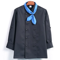 Черный лонгслив, шейный платок