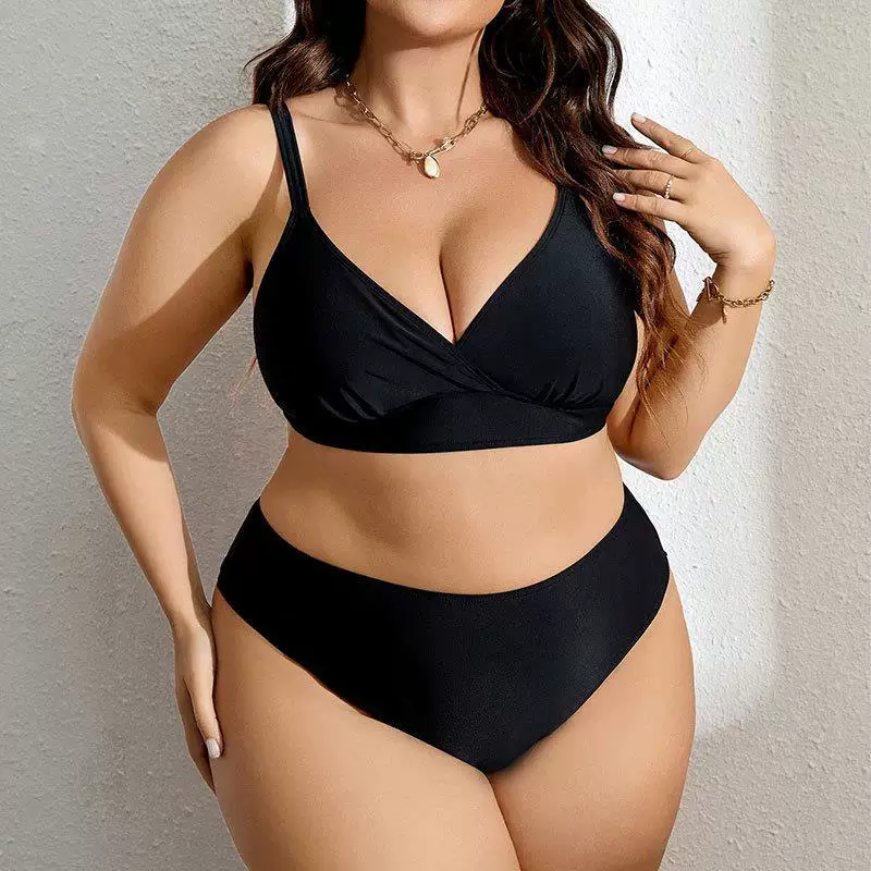 (Cross-border trading), split swimwear for swimming, 2023 collection, European style, backless, plus size, Amazon, high waist