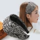 Hàn Quốc rộng vành tóc hoop tóc bao gồm tóc trắng rhinestone vải ngọt ngào Sen nữ khí chất kẹp tóc headband trang sức tóc phụ nữ - Phụ kiện tóc