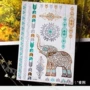 [+ ATTOO] miếng dán hình xăm bằng vàng và bạc nóng có hình vòng tay hình con voi không thấm nước dán hình xăm cơ thể A-194 hình xăm dan