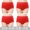 4 hộp quần nữ cạp cao bằng vải thun tam giác cotton sau sinh quần bụng 100% màu đặc