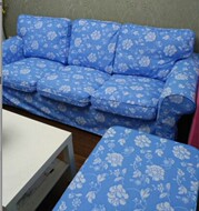 IKEA Aiketo ba chỗ ngồi sofa vải sofa thoải mái căn hộ nhỏ thoải mái sofa