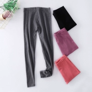 Quần cotton độn nữ Quần dài mùa thu và mùa đông Quần legging vá bụng Bụng cá nhân