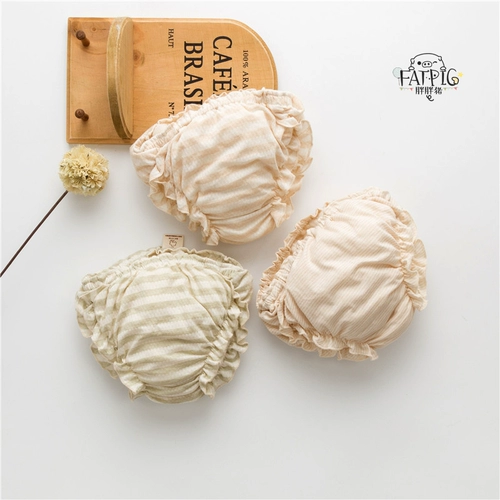 Хлопковое нижнее белье для раннего возраста, детские шорты, безопасные штаны для девочек, 1-3 лет