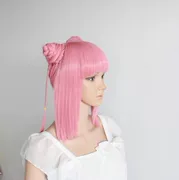 Cosplay tóc giả COS slick đầu ma tuyết người phụ nữ lạnh men tóc túi tùy chỉnh tóc giả khói màu hồng - Cosplay