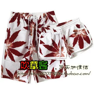 Шорты в стиле хип-хоп, пляжное нижнее белье, штаны для влюбленных, в стиле панк