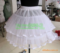 Spot Cosplay Maid Платье Lolita Юбка поддерживает белую черную твердую прядь