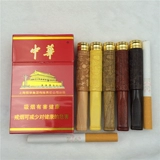 Натуральный сплошной деревянный сигаретный фильтр хрончо можно очистить до резных черно -красных сандаловых скал Сянглон