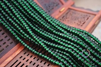 Boshan старые глазированные бусины DIY Ювелирные аксессуары с бусинками с 5 -миллиметровыми павлина зеленые ярко -зеленые рисовые шарики 5 юаней 160