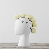 Скандинавская дизайнерская глина, человеческая голова, креативный манекен головы, реалистичное украшение, новая коллекция, простой и элегантный дизайн